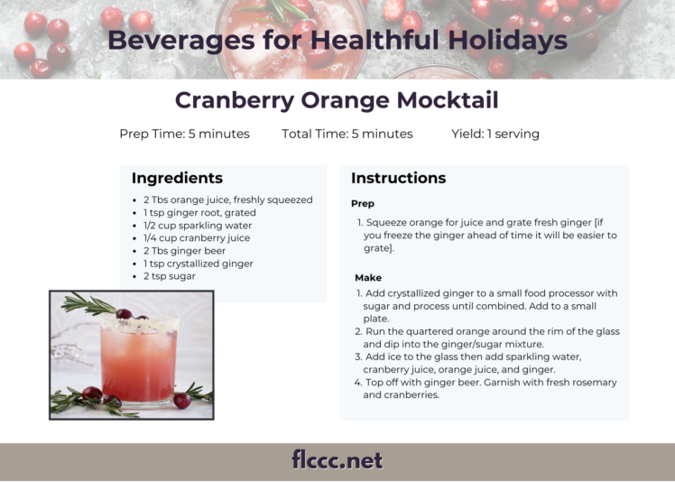 Cranberry Orange Mocktail