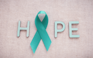 Hope Ribbon in teal