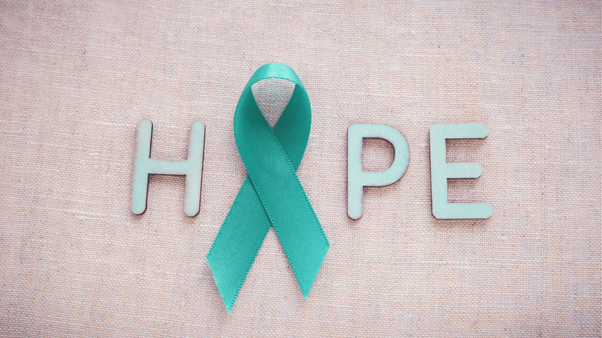 Hope Ribbon in teal