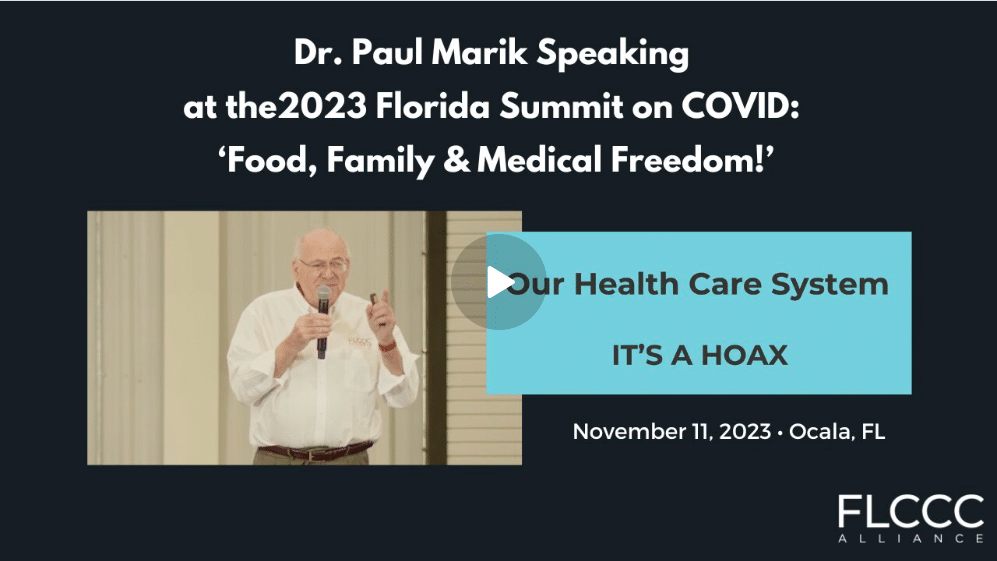 Dr. Paul Marik Speaking at the 2023 Florida Summit on COVID