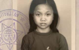 My Le Trinh as a child. (Image: Supplied)