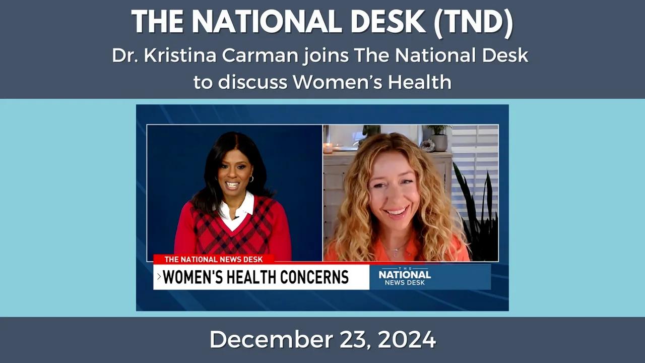 Dr. Kristina Carman Joins The National Desk