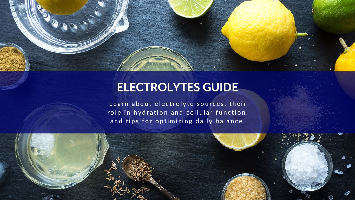 electrolytes guide header food additives handbook