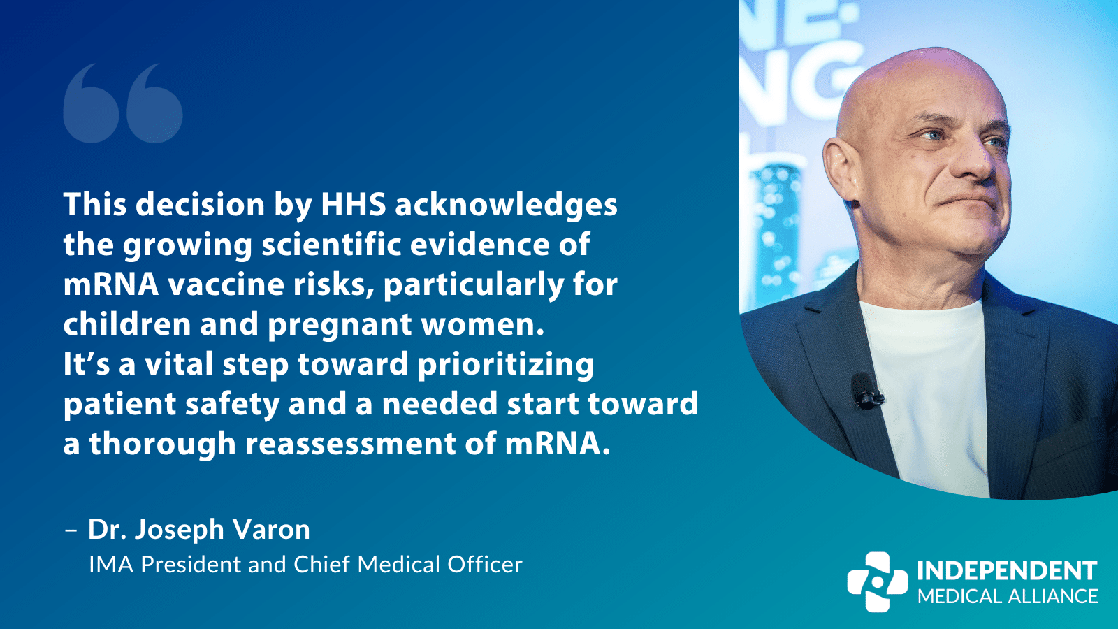 Dr. Varon HHS statement may27