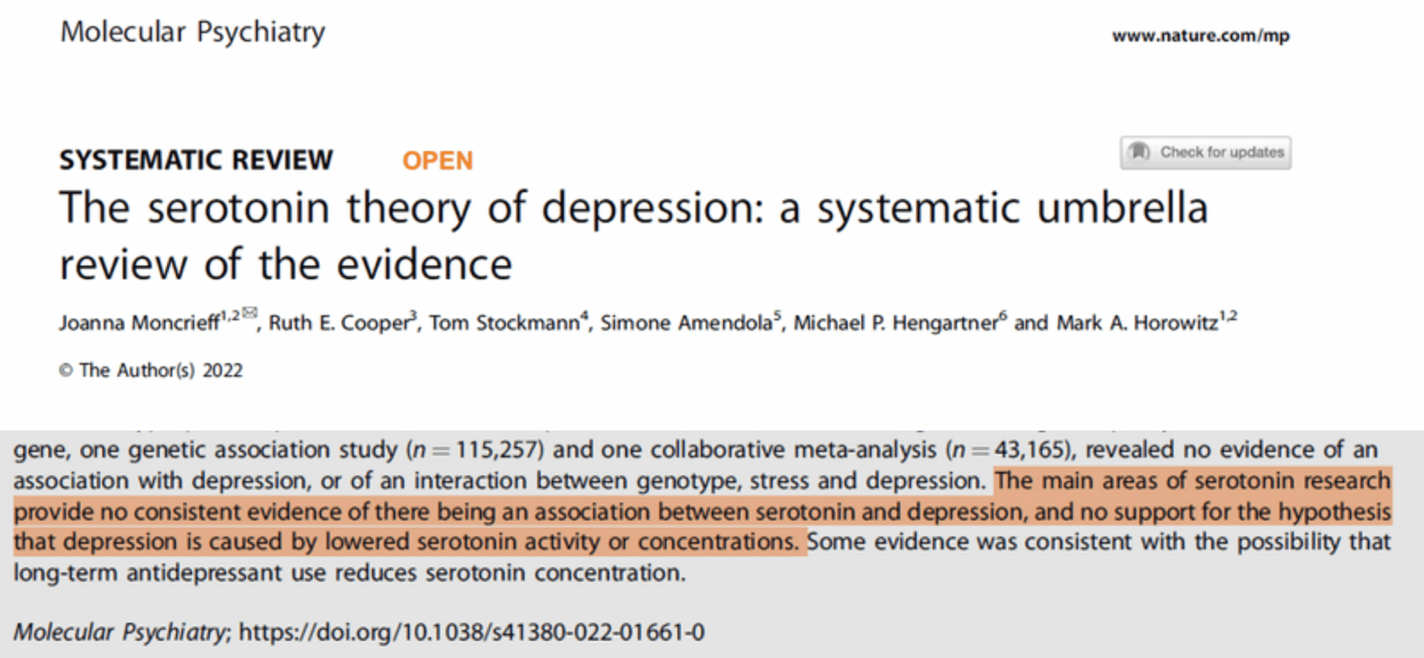 the seratonin theory of mental health the seratonin theory of mental health