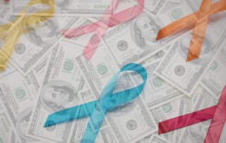 where does cancer donation money flow