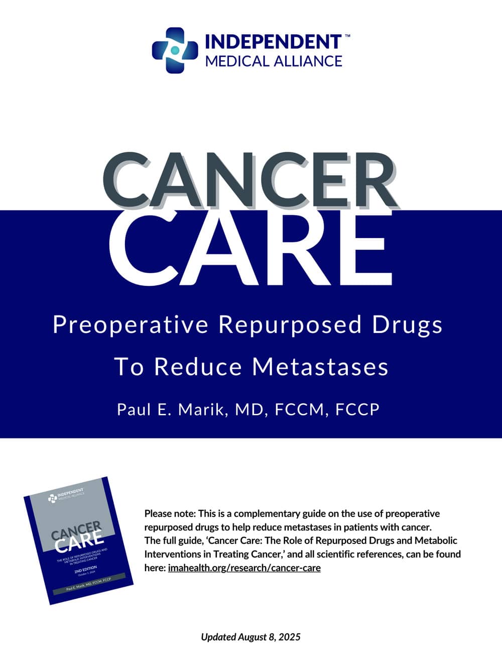 cancer care preoperative drugs cover