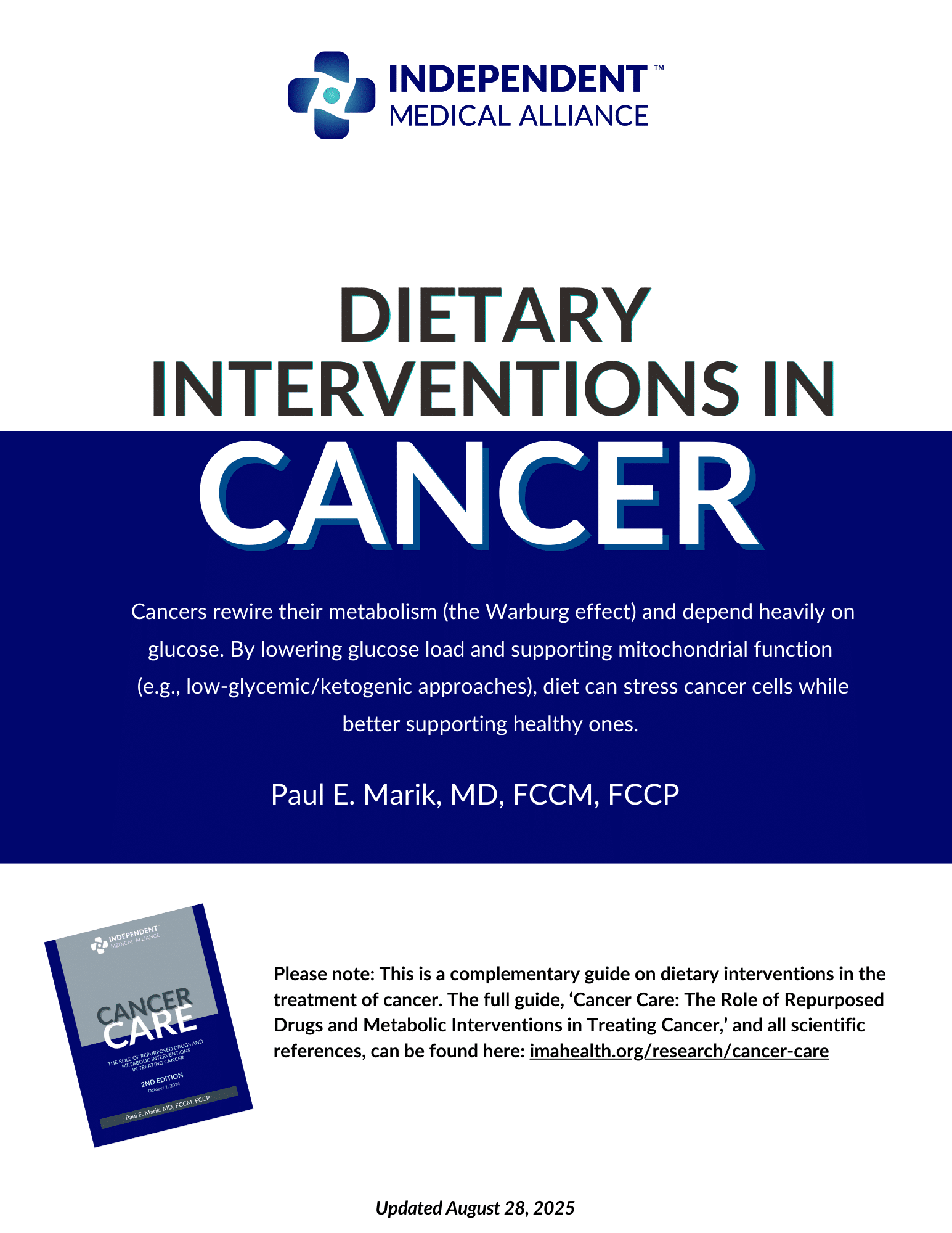 cancer dietary interventions in cancer cover