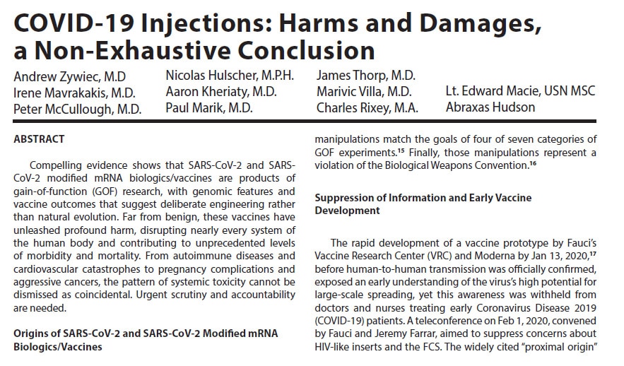covid-19 injections harms AAPS