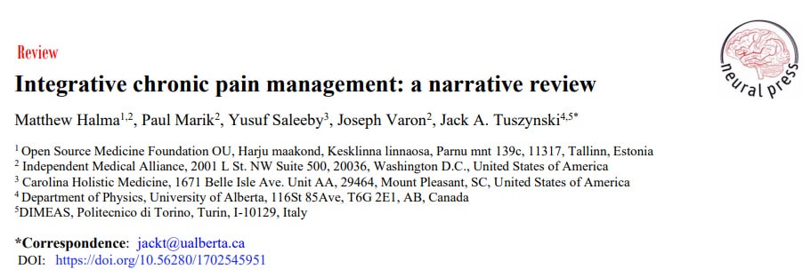 integrative chronic pain management a narrative review
