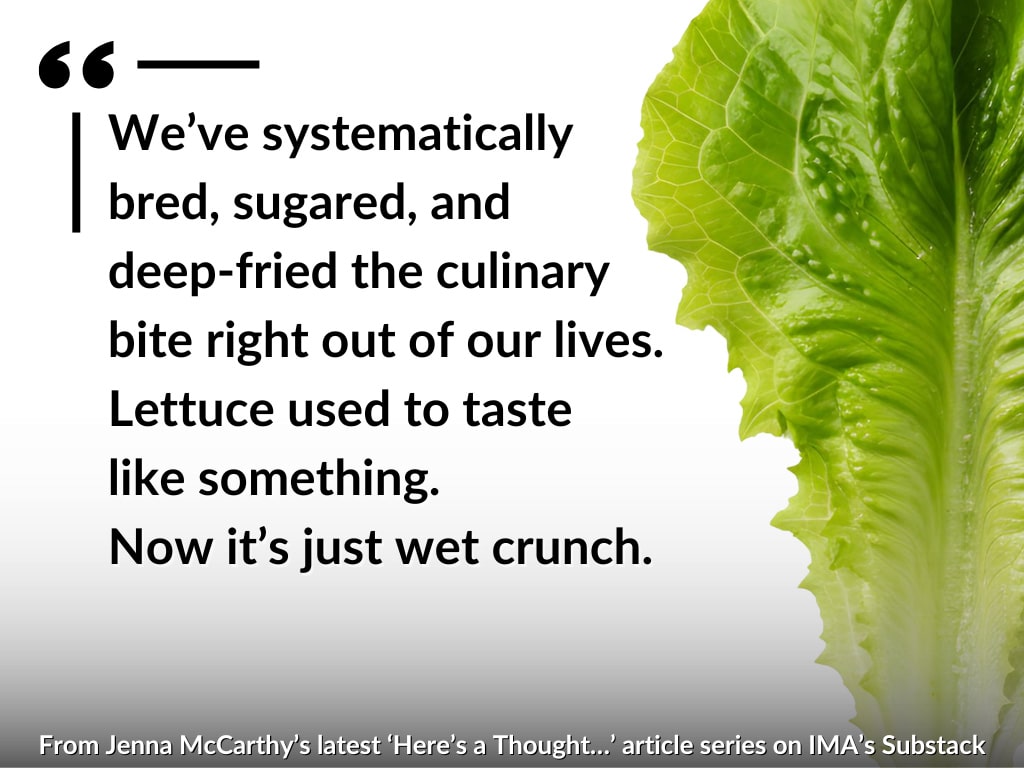 Jenna bitters lettuce