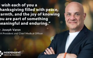 Dr. Joseph Varon Thanksgiving