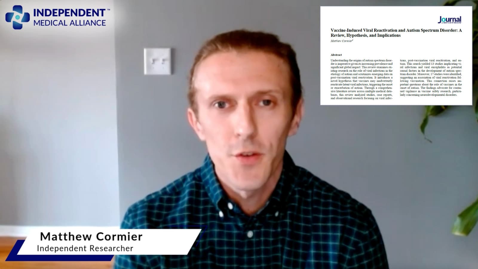 matthew cormier autism study