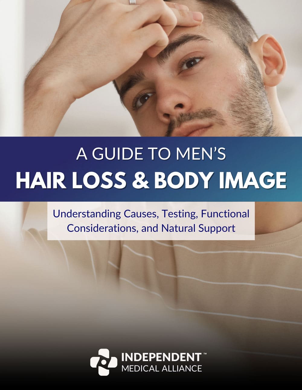 a guide to men's hair loss and body image cover