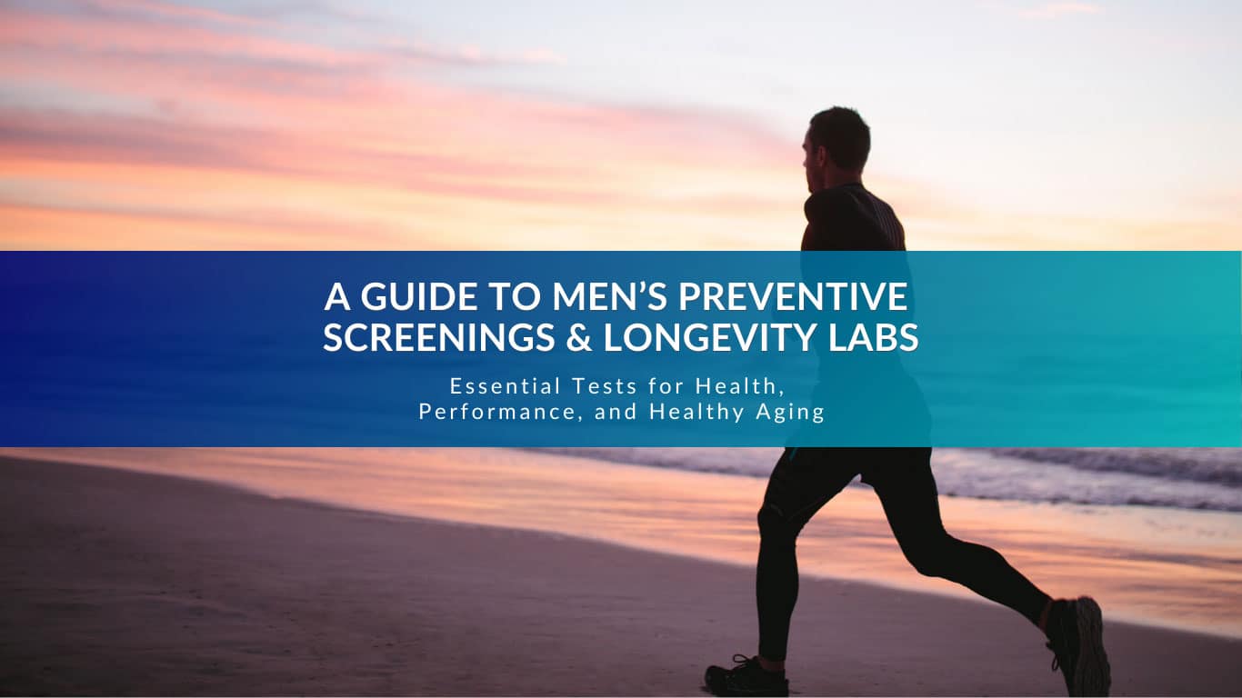 IMA guide to men's preventative screenings and longevity