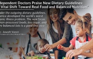 Dietary guidelines shift