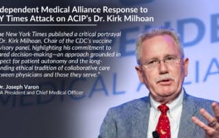 NYT attacks Dr. Kirk Milhoan