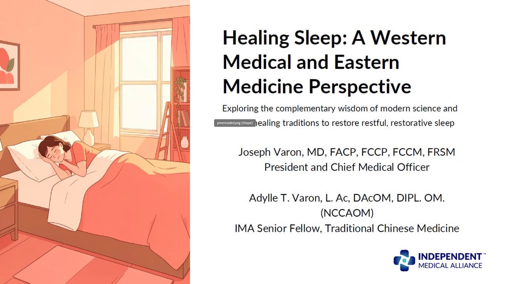 Sleep Matters: Western and Eastern Medicine Slide Deck
