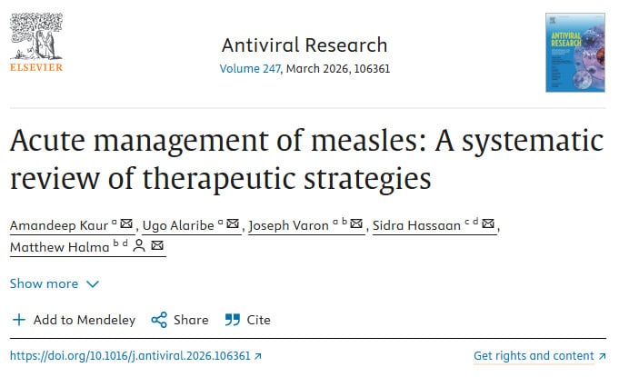 Acute management of measles study image