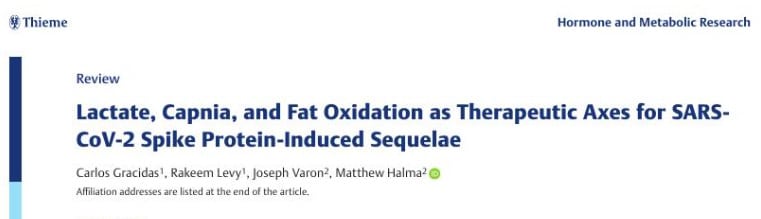 Lactate capnia and fat oxidation study