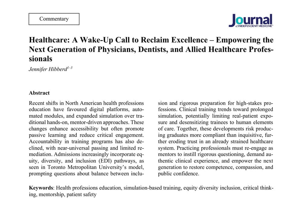 healthcare a wakeup call to excellence