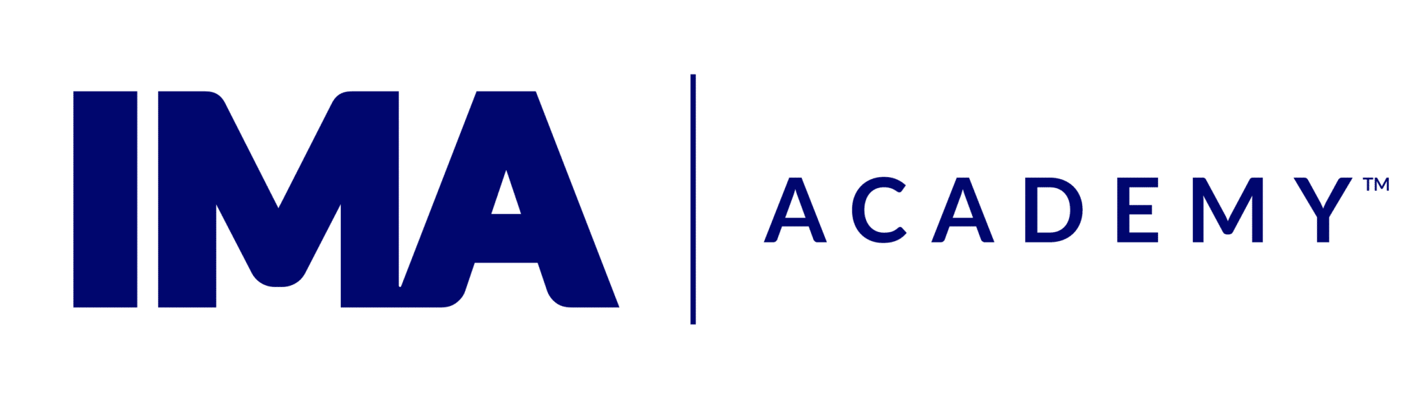 ima academy logo blue