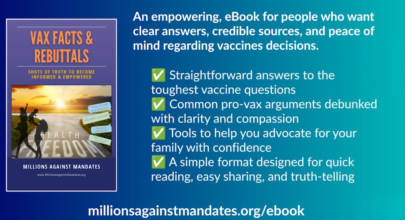 Vax Facts and Rebuttals e-book